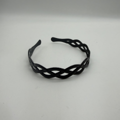 Örgü Desenli Siyah Taç