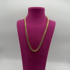 Zincir Çelik Kolye Gold