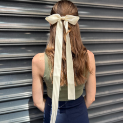 Krem Renk Uzun Kurdela Toka