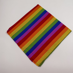 Gökkuşağı Çizgili Bandana Fular