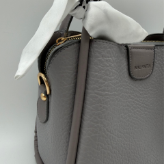 Kadın Gri El Ve Omuz Çantası Şık Tasarım Ayarlanabilir Askılı