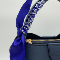 Kadın Lacivert El Ve Omuz Çantası Şık Tasarım Ayarlanabilir Askılı