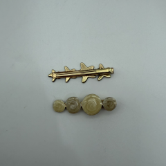 Deniz Yıldızı ve Gül Figürlü 2’li Toka Seti