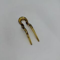 Leopar Desenli Kemik Saç Tokası