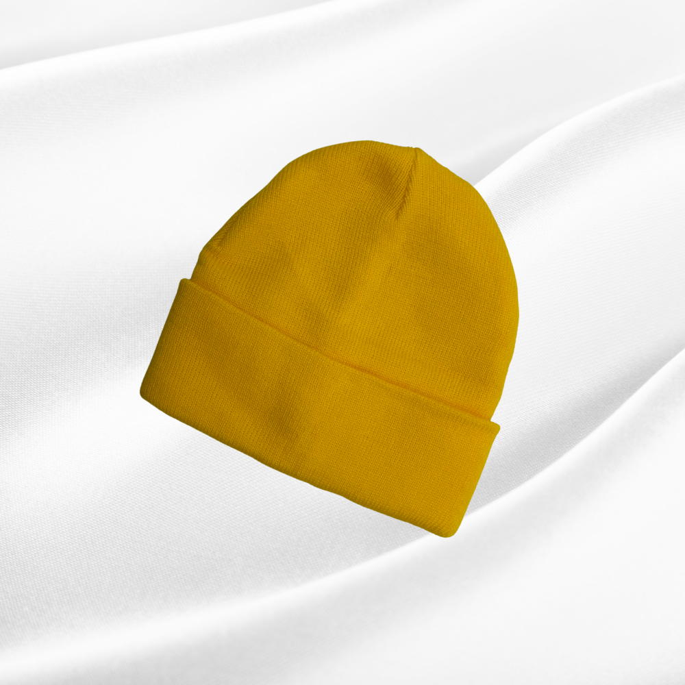 Bere - Kışlık Unisex Katlamalı (Sarı)