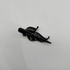 Yaprak Formlu Taş Detaylı Mandal Saç Tokası