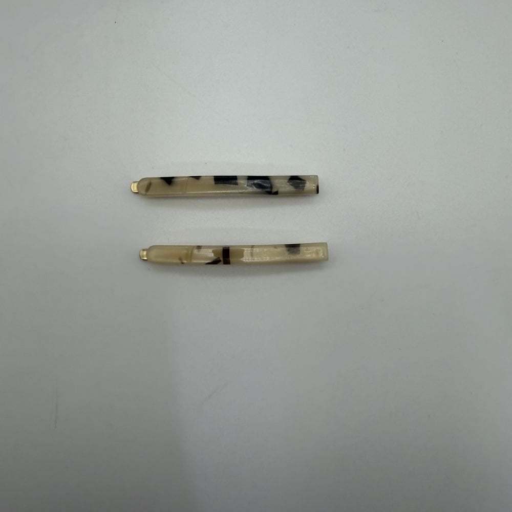 Şeffaf Desenli Minimal Çıtçıt Toka Seti