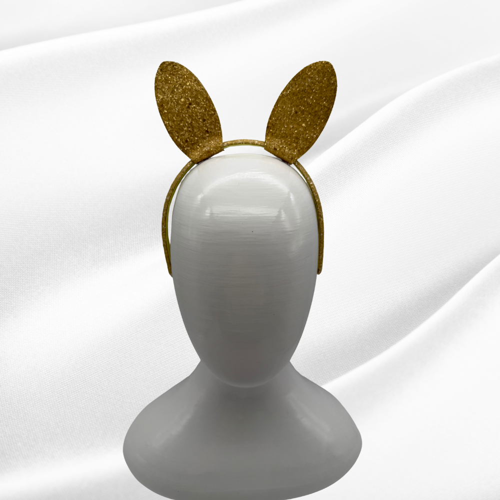 Tavşan Kulağı Taç Gold Simli