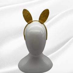 Tavşan Kulağı Taç Gold Simli