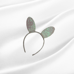 Tavşan Kulağı Taç – Beyaz Simli