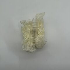 Krem Dantel Fırfırlı Mandal Toka