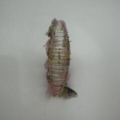 Çiçek Detaylı Transparan Mandal Toka