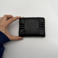 Fırfır Detaylı Deri Cüzdan