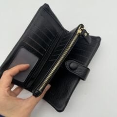 Klasik Deri Uzun Cüzdan