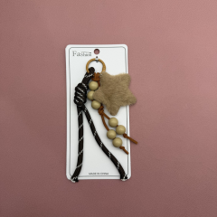 Peluş Yıldız Figürlü Anahtarlık