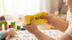 Tereyağ Şeklinde Squishy Stres Oyuncağı Süper Yumuşak Slow Rising Sıkılabilir Antistres Oyuncak