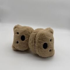 Kahverengi Ayıcık Figürlü Peluş Kulaklık