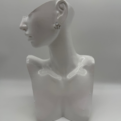 Stainless Steel Çiçek, İnci ve Yıldız Detaylı Silver Çoklu Görünümlü Küpe