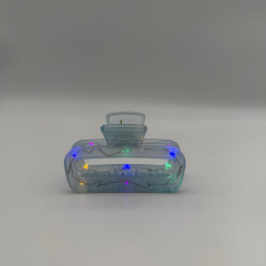 LED Işıklı Şeffaf Saç Tokası – Renk Değiştiren Işık Efektli