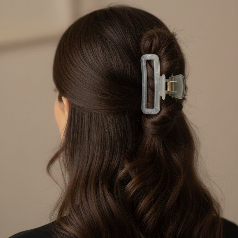 LED Işıklı Şeffaf Saç Tokası – Renk Değiştiren Işık Efektli