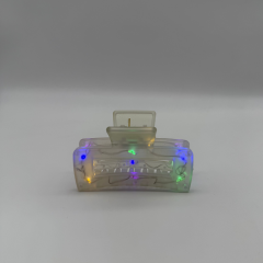 LED Işıklı Şeffaf Saç Tokası – Renk Değiştiren Işık Efektli