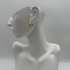 Gold Minimal Halka Küpe – Zarif & Zamansız Tasarım