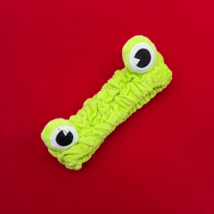 Sevimli Yeşil Kurbağa Saç Bandı Peluş Saç Bandana