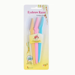 Yüz ve Kaş Tüy Alma Usturası, 3 adet, Kadın ve Erkek Kullanımı Uygun