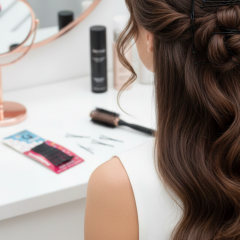 12'li Kadın Siyah Tel Saç Tokası