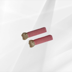 2 Adet Mandallı Saç Kabartma Bigudisi Hacim Arttırma Mandal Bigudi - Açık Pembe