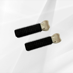 2 Adet Mandallı Saç Kabartma Bigudisi Hacim Arttırma Mandal Bigudi - Siyah