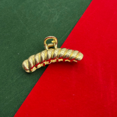 Burgulu Gold Saç Tokası