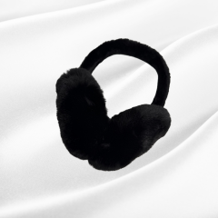 Siyah Peluş Kışlık Kulaklık