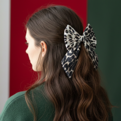 Krem Siyah Karışık Renkli Kurdela Toka