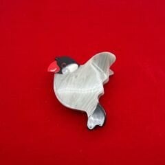 Kuş Figürlü Asetat Saç Tutucu Toka – Sevimli ve Şık Tasarım