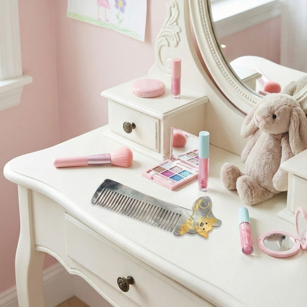 Ayıcık Figürlü İnci Efektli Tarak