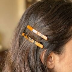 Tortoise Desenli İnce Mandal Toka Seti