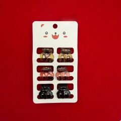 6’lı Mini Pençe Mandal Toka Seti