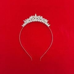 Kristal Taşlı İnce Gelin / Nişan Tacı – Işıltılı Özel Gün Aksesuarı