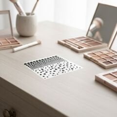 Face Art Siyah Taş Sticker Seti