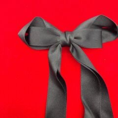 Siyah Kurdele Fiyonk Toka