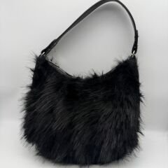 Kürk Görünümlü Omuz Çantası