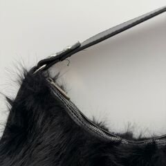 Kürk Görünümlü Omuz Çantası