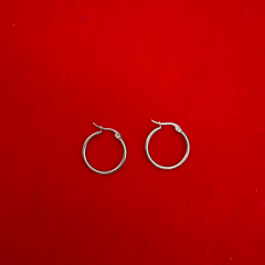 Stainless Steel Silver Halka Küpe