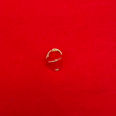 Altın Görünümlü Pirinç Kaplama Form Ayarlanabilir Yüzük