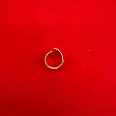 Altın Görünümlü Katman Form Ayarlanabilir Yüzük