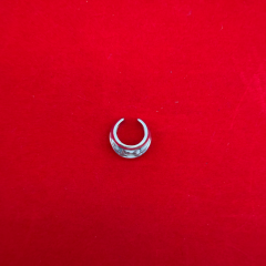 Geniş Formlu Modern Tasarım Ayarlanabilir Silver Yüzük