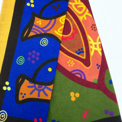 Renkli Desenli 50x50 Kare Fular