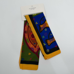 Etnik Motifli İpeksi Fular (50x50cm)