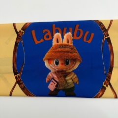 Labubu Karakterli Eğlenceli Fular (50x50cm)